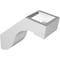 Ekena Millwork 3-in. W x 8-in. D x 8-in. H Del Monte Architectural Grade PVC Knee Brace BRCP03X08X08DEL - alternate 6